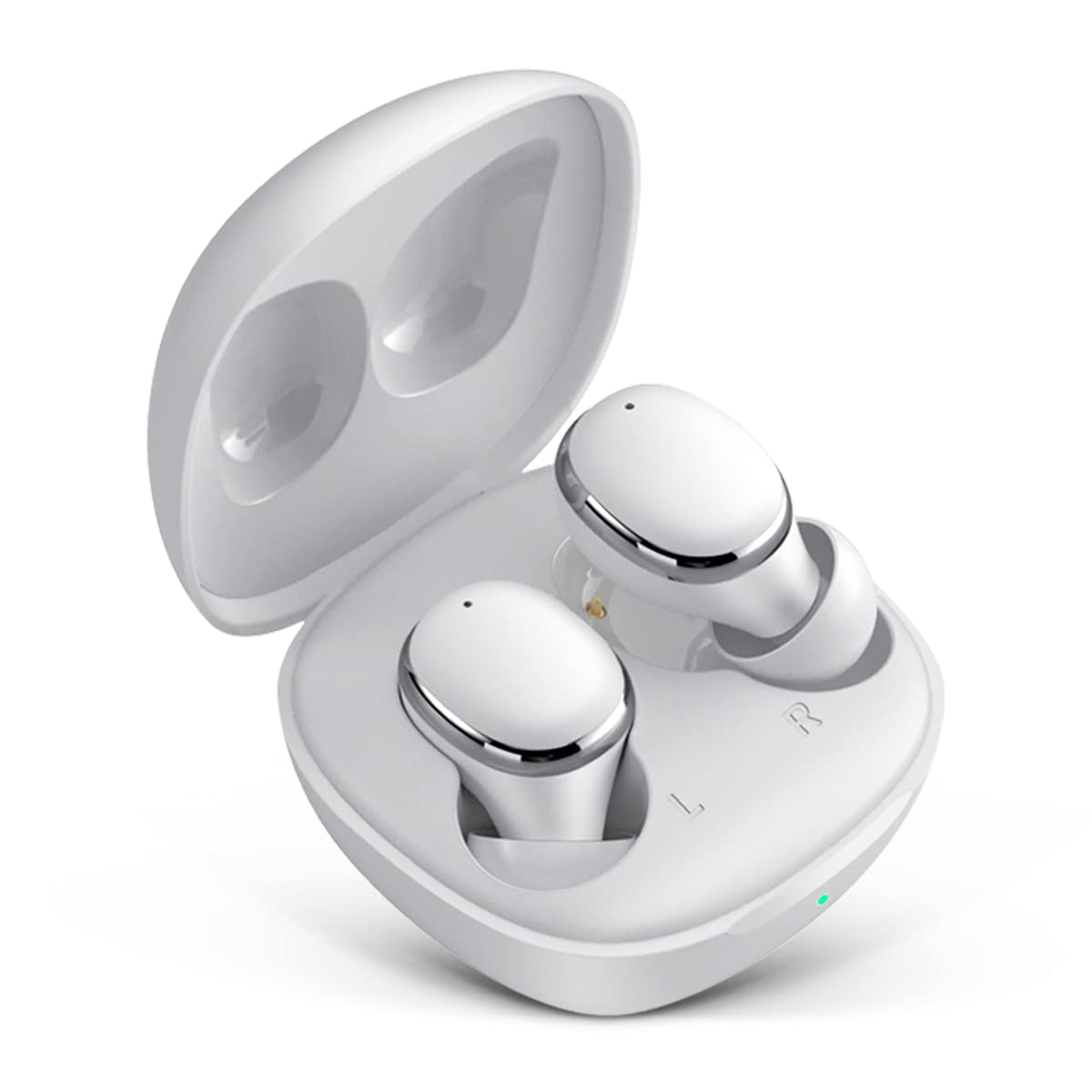 

2025 Новые Bluetooth Bluetooth 4 часа воспроизведения и 60 часов общего времени работы Быстрая автоматическая мгновенная настоящая сенсорная связь Идеально для и включает японскую инструкцию белый