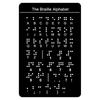 Beginner Braille Board with Raised Dots Letter Number & Punctuation Braille Learning Fingerboard for Blind Child Adult