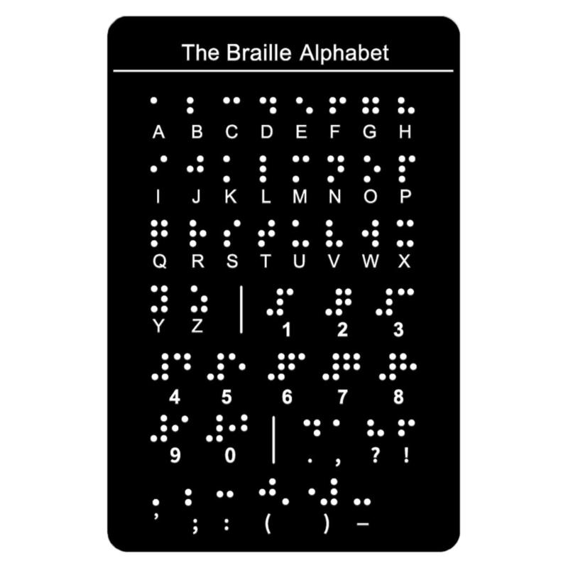 

Доска Брайля для начинающих с выпуклыми точками Буква Цифра и Пунктуация Обучающая доска для пальцев Брайля для слепого ребенка взрослого 1
