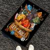 Dungeon Master Polyester Carpet, Soft Indoor Mat for Office Chair, Living Room, Computer Desk - Decorative Home Office Rug Design