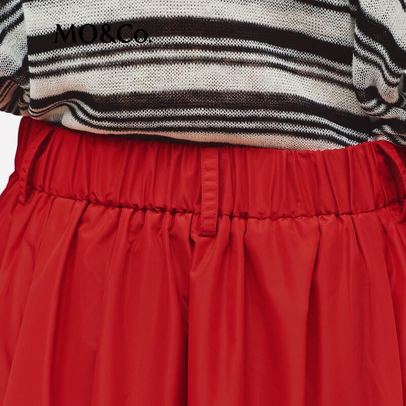 MO&Co. A-Line High-Waist Midi Skirt