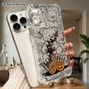 Phone Case: 2D Flat, Suitable for iPhone 18 17 16 15 14 13 Pro, Transparent Corners Protective Case, Dark Cute Style, Christmas and Halloween Gift