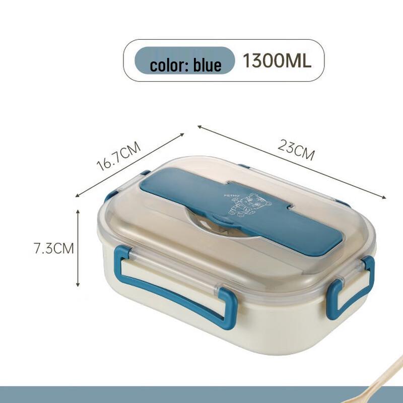 ZISIZ Portable Divided Lunch Box