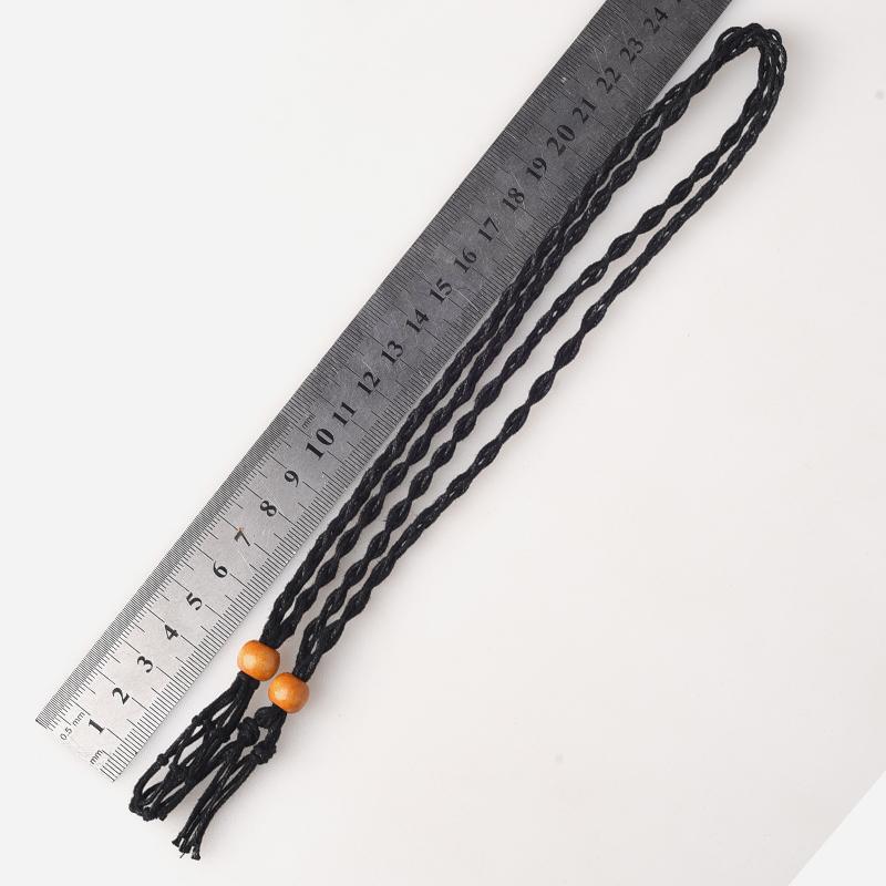 11pcs Set Necklace Cord Stone Holder Crystal Quartz Raw Stone Pendant Holder Adjustable Necklace Cage Cord