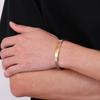 6mm Stainless Steel Three Wire Mesh Chain Bracelet for Men Women Silver&Gold Color Punk DIY Name Fashion Jewelry Gift