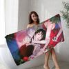 Horror Movie P-perfect B-blue Bath Towel Microfiber Soft Water Absorbing Breathable For Girl Kids Cartoon Beach Towel