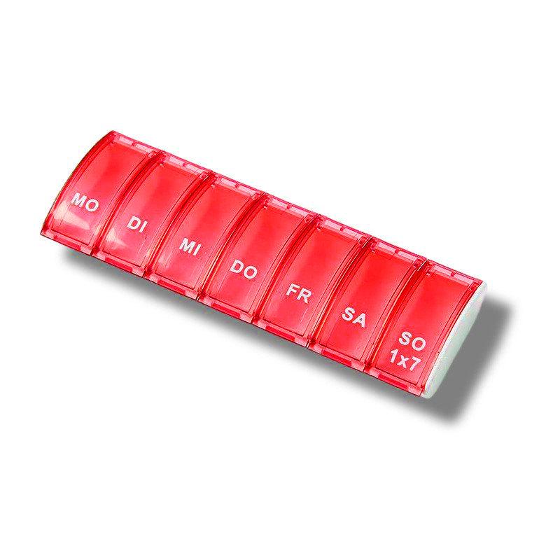 7-Day Portable Pill Organizer with Seven Compartments