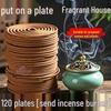 Sandalwood & Mugwort Indoor Coil Incense: Long-lasting Fragrance, Mosquito Repellent, Air Freshener for Bathroom & Toilet
