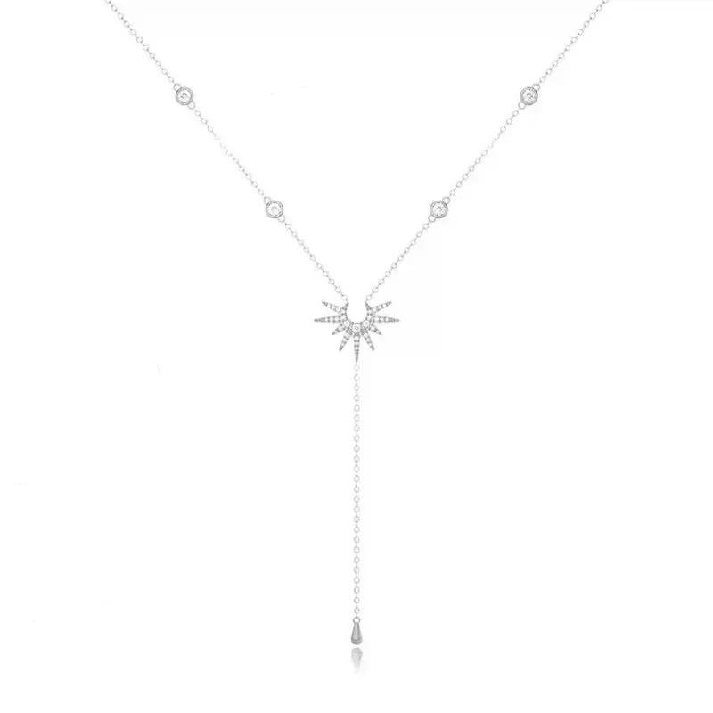 Y2K Star Minimalist Black Rope Unique Necklace Small Five Pointed Star Pendant Adjustable Necklace Collarbone Chain for Women