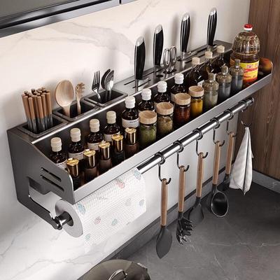 Integrated Kitchen Storage Rack