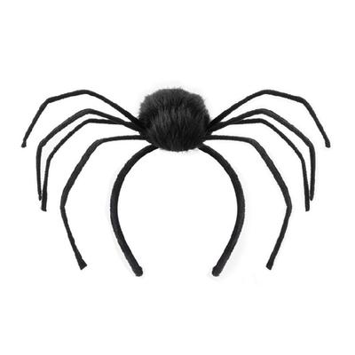 Punk Halloween Spinnen Stirnband für Erwachsene Kinder Themenparty Hexe Haarreif Große Arachniden Haarband Party Requisiten Kopfbedeckung