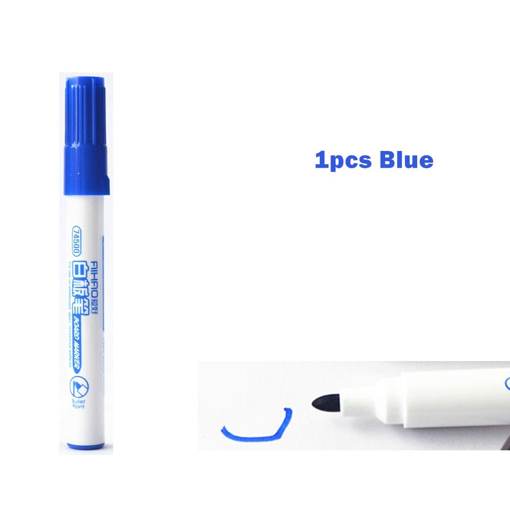 

1 шт., маркер для белой доски, стеклянная непористая поверхность, красные, синие, черные чернильные ручки, ручки для офиса, встреч, школы, преподавания