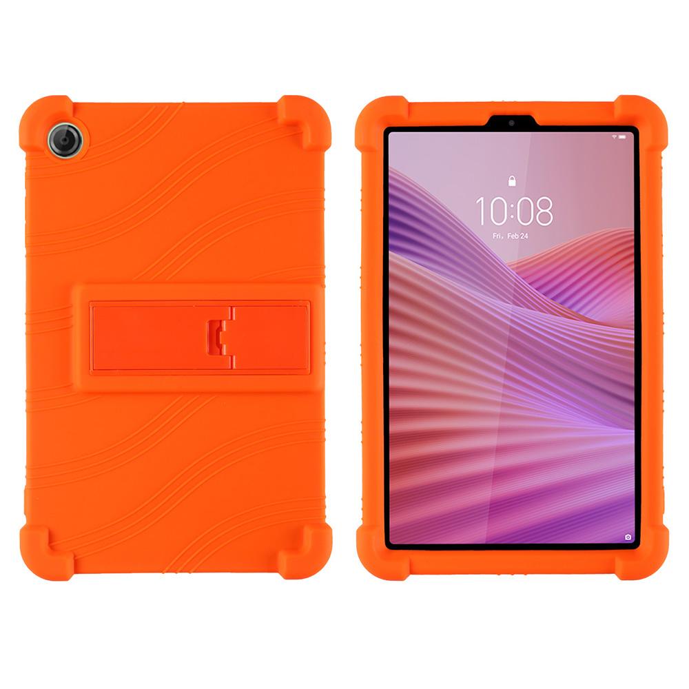 

Чехол для Lenovo Tab K9/Tab One Cover 8.7 дюймов (ТБ305ФУ), Мягкий силиконовый чехол-подставка для детей оранжевый