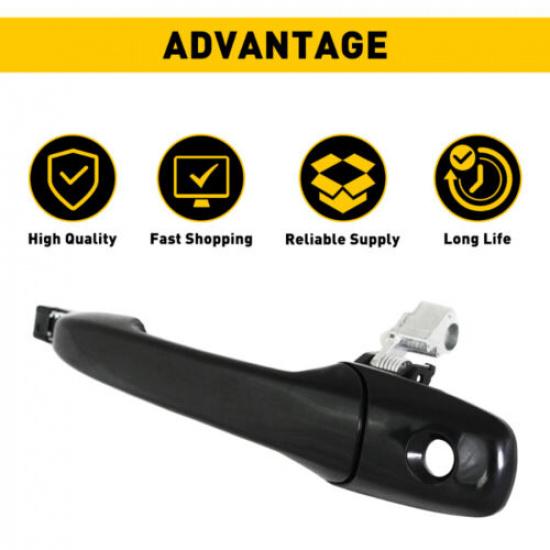 For Mazda 3 5 6 CX-7 CX-9 RX-8 Outer Door Handle With Keyhole Front Driver EOA