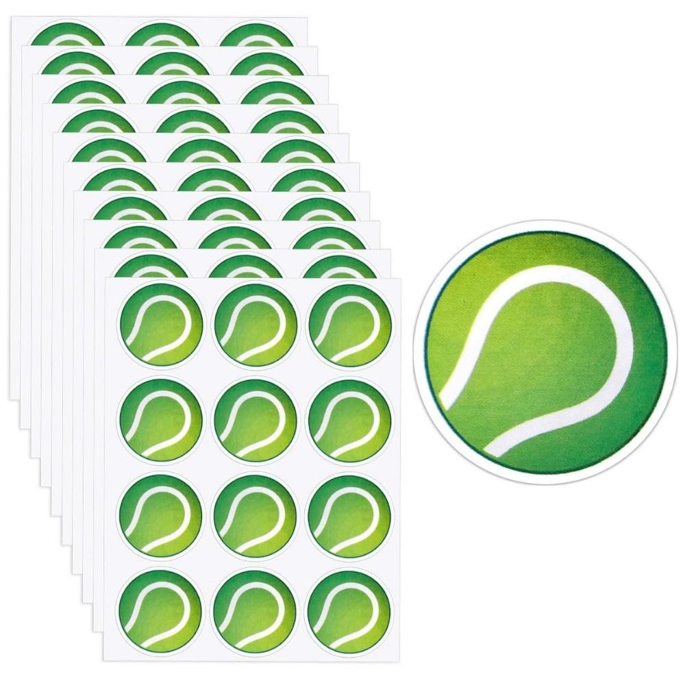 120Pcs Self-Adhesive Soccer Stickers Black White Face Tattoo Stickers Football Party Tennis Ball