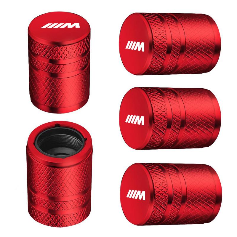2026 Hot 5Pcs Car Wheel Tire Valve Caps Air Stem Covers For BMW M E34 E36 E60 E90 E46 F10 F20 F30 X5 X6 X1 M3 M5 M6 E71 Auto Accessories GK3