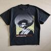 Rage Against The Machine Emiliano Zapata Doppelseitiges T-Shirt XL Ausgebleichtes Schwarz