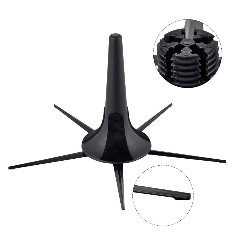 Foldable Trumpet Holder Stand Portable Trumpet Holder with 5 Leg Detachable Insturment Rack Metal Trumpet Holder