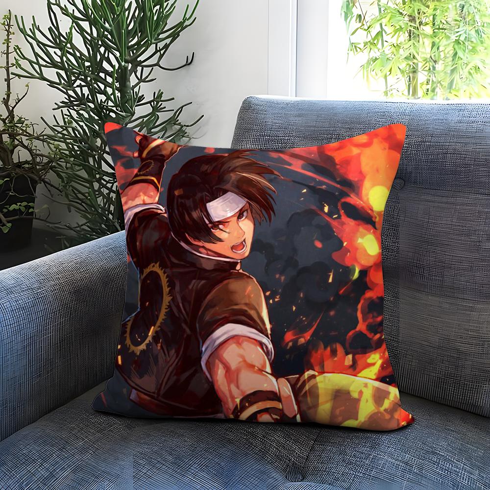 K-KOF The K-King of F-FighterS Cushion Cover Comfortable Reversible Pillow Cover Ideal for Car Sofa Bedroom & Beyond