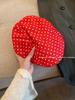 Ins New Retro Polka Dot Print Forward Hats for Women Spring and Summer Outing Sweet Versatile Fashion Y2K Berets Cap Bonnet