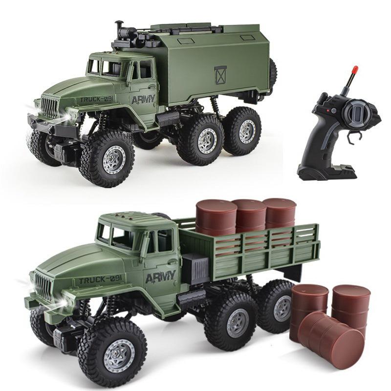 High-Standard 6Wd Rc Army-Design Premium-Quality Transport-Truck Superior-Grade / Off-Road High-Standard Remote Top-Grade Control High-Standard