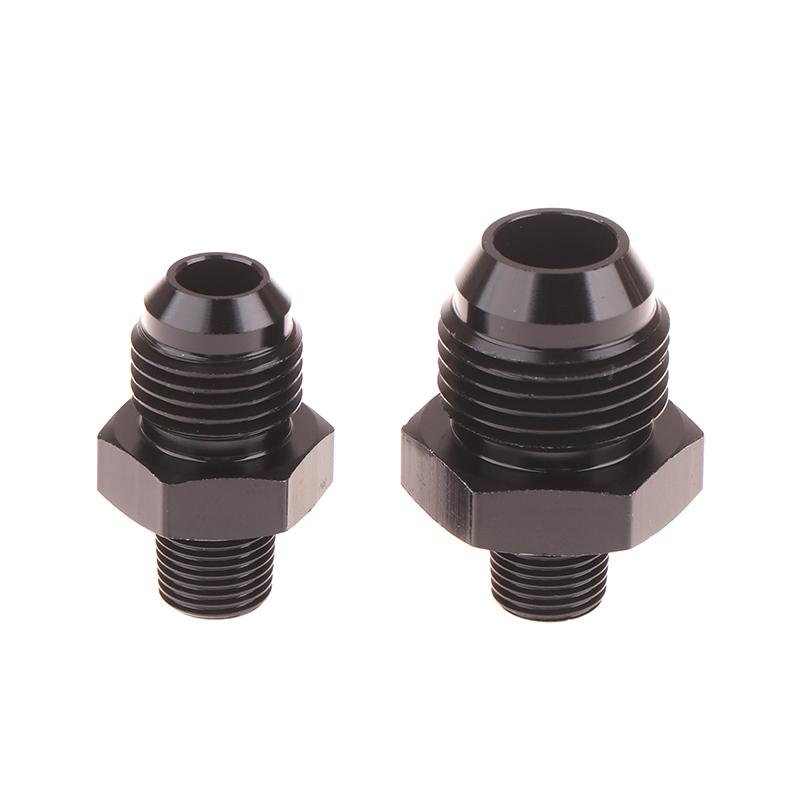 Hliníkový rovný An6 An8 s 1/8" NPT gauge portem, adaptér s vnějším závitem a rozšířenou spojkou, tvarovka An