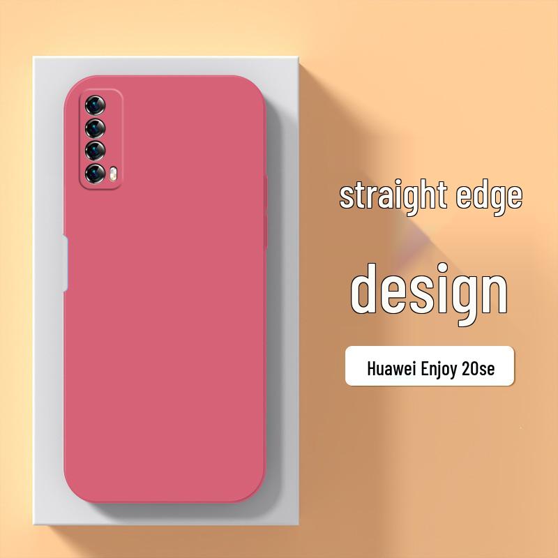 Huawei Enjoy 20 SE Silicone Protective Case with Full Coverage and Anti-Fall Features, Model PPA-AL20, 5G Compatible