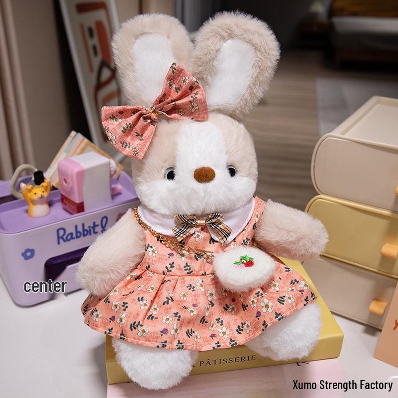 Adorable Rabbit and Puppy Sleep Companion Plush Toy – Free Shipping