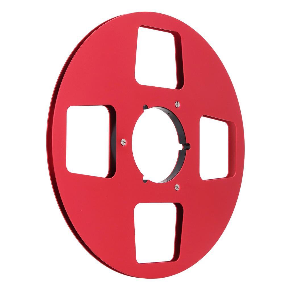 1Celsius4 10.5 Inch Empty Tape Reel 4 Hole Aluminum Alloy Opening Reel Sound Takeup Reel for Reel to Reel Tape Player