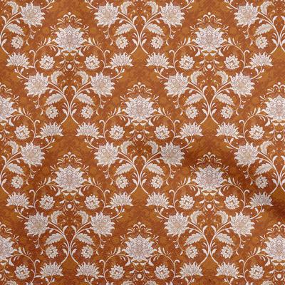 Cotton Flex Braun Stoff Floral Craft Projekte Dekor Stoff Bedruckt Meterware 40 Zoll