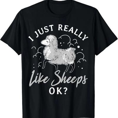 Sheep - I Just Like Sheep Ok_ T-Shirt