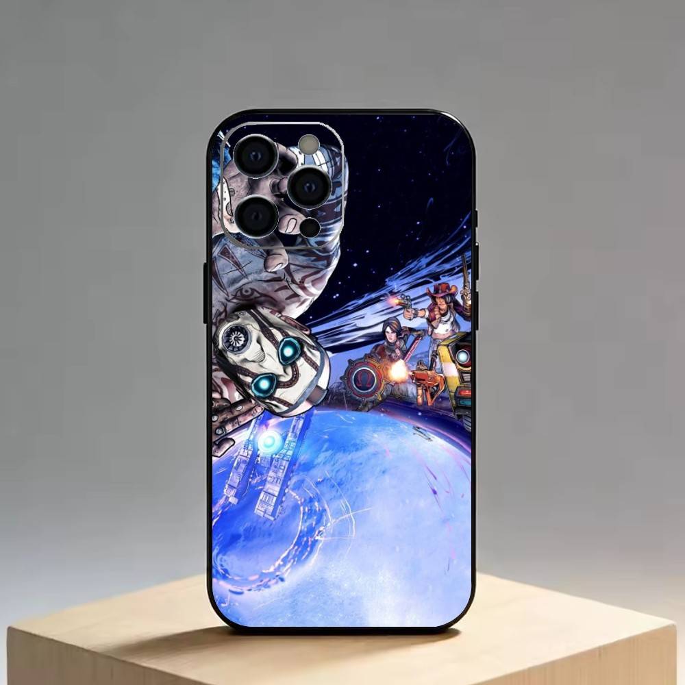 Borderlands   Phone Case For iPhone 17,16,15,14,13,12,11 Plus,Pro Max,XS,Soft Silicone Black Cover