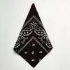 Trifong Bandana Brown Paisley Handkerchief Adults Cotton 100% Cotton Cashew Pattern Bandana Men's Unisex Braun 55cm x 55cm