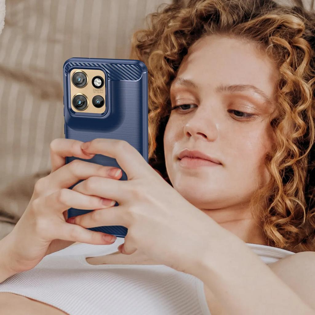 Motorola Moto S50 Hülle, flexible TPU-Faser Schutzhülle für Motorola Moto S50