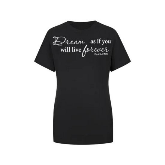 

Women s Chic Gray Letter Print Slimming Short-Sleeve T-Shirt L (Premium) чёрный