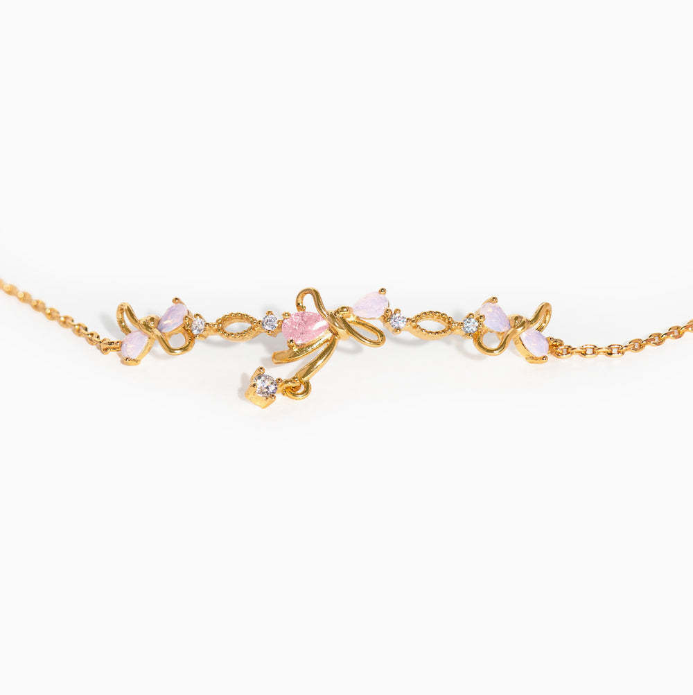 Bow Zircon Bracelet Wind Zircon Bracelet Zircon Flower