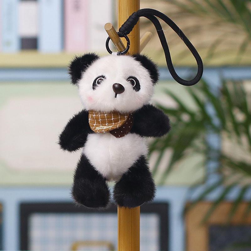 Portachiavi Peluche Animale Cartone Animato Elefante Panda Giocattolo Morbido Per Bambini E Collezionisti