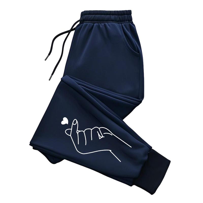 K-pop Fashion Sweatpants for Woman Daily Casual Sporty Jogger Pants Girls Outdoor Fitness Running Versatile Trousers