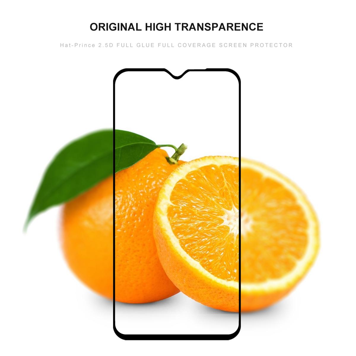 

HAT PRINCE for Xiaomi Redmi Note 8 Pro Full Glue Full Size 0.26mm 9H 2.5D Arc Edge Tempered Glass Screen Protector Type A