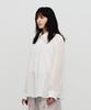 SEALOT Block Stripe Oversized Shirt (White)