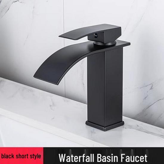 Hot & Cold Dual Use Waterfall Bathroom Sink Faucet