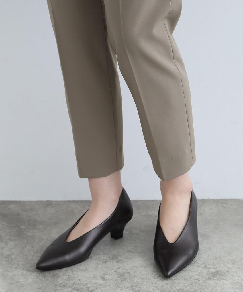 Pants Stretch Tuck Tapered Pants 12761025 Greige 15 [Indivi] (single Item) [Standard suit/washable/UV Care] Women's (050) (3L)