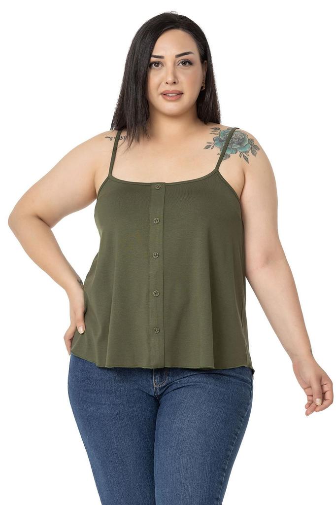 Damenstil Übergröße Körper Große Größe Verstellbarer Kordelzug Viskose Schwarz Bluse mit Zierknöpfen