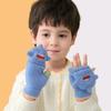 2026 Cute Fingerless Flip-Top Gloves for 2-3 Year Olds - Boys & Girls, Autumn/Winter Collection