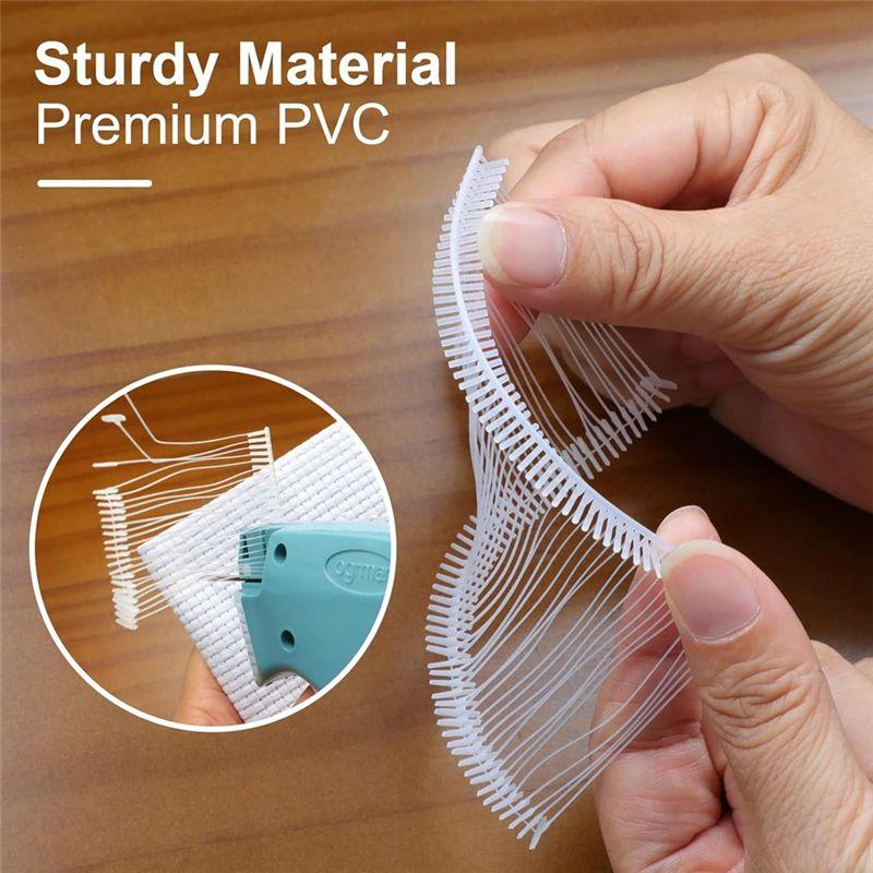 ABWR-Mini Stitchgun Fasteners,2400Pcs Fixer Tagginggun Barbs Attachments With 5 Pcs Extra Fine Needles(Black/White)