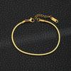 Fashion New Box Chain Bracelet Men Stainless Steel Gold Silver Color Square Pendant Bracelet Gift Trendy Jewelry Accessories