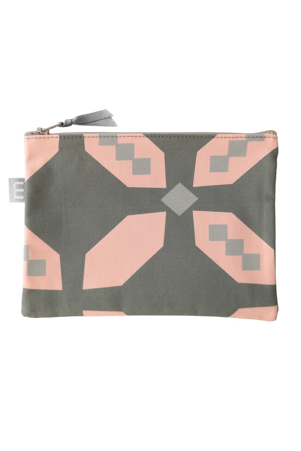 

minimynimo Flat Pouch Nordic 20 x 14 cm Gray Petal (Cross Gray)