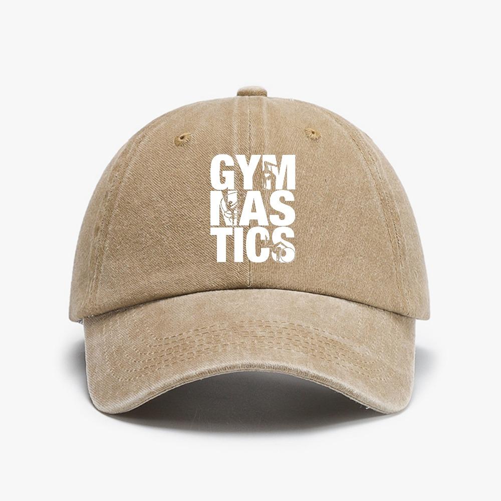Funny Gymnastics sportsUnisex Hat Printing Graphic Vintage Soft Top Denim Baseball Cap Summer Unisex Women Golf Gymnast Rhythmic Hats