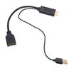 Lossless Transmission HD Multimedia Interface to DisplayPort Female Cable  Home Entertainment Setup
