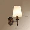 Creative LED European Fabric Lampshade E14 Bedroom Bedside Wall Lamp Indoor Living Room Corridor Staircase Decoration Lighting